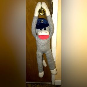 Los Angeles Rams NFL Little Earth Sock Monkey Dog Pet Toy 20”